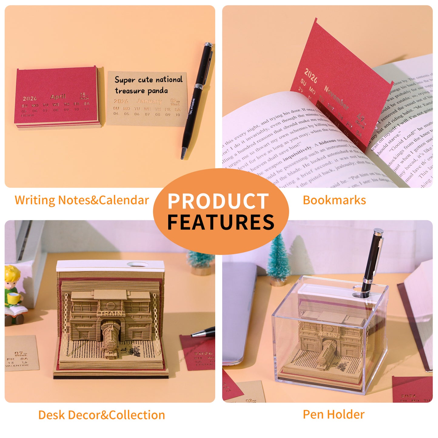 Book Train (With Light & Calendar 2027)