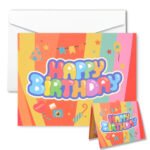 Colorful Cake Birthday Card