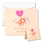 Bouncing Cat Valentine’s Card