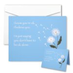 Gentle Dandelion Thank You Card