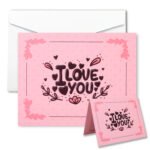 Shower of Hearts Greeting Card